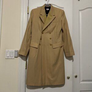 Paul Smith Cream Coat with Velvet Collar 44